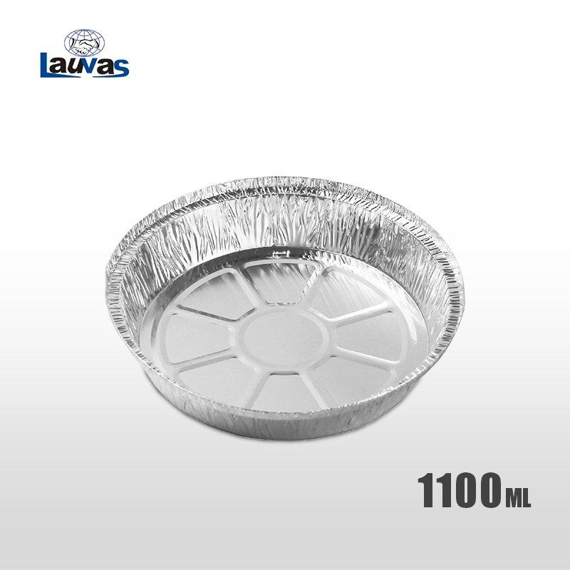 圆形8寸铝箔餐盘 1100ml